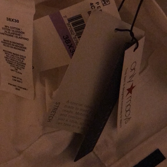 ♦️ Sz 38x30 | Perry Ellis | NWT Bright White Pants - Picture 14 of 16